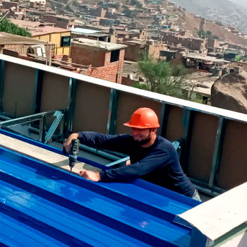 Instalación de Techos en Aluzinc