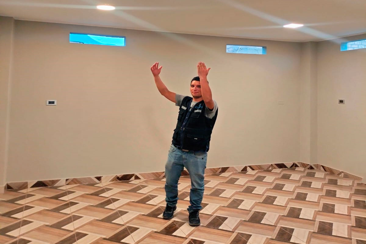 Enchapado de una Sala